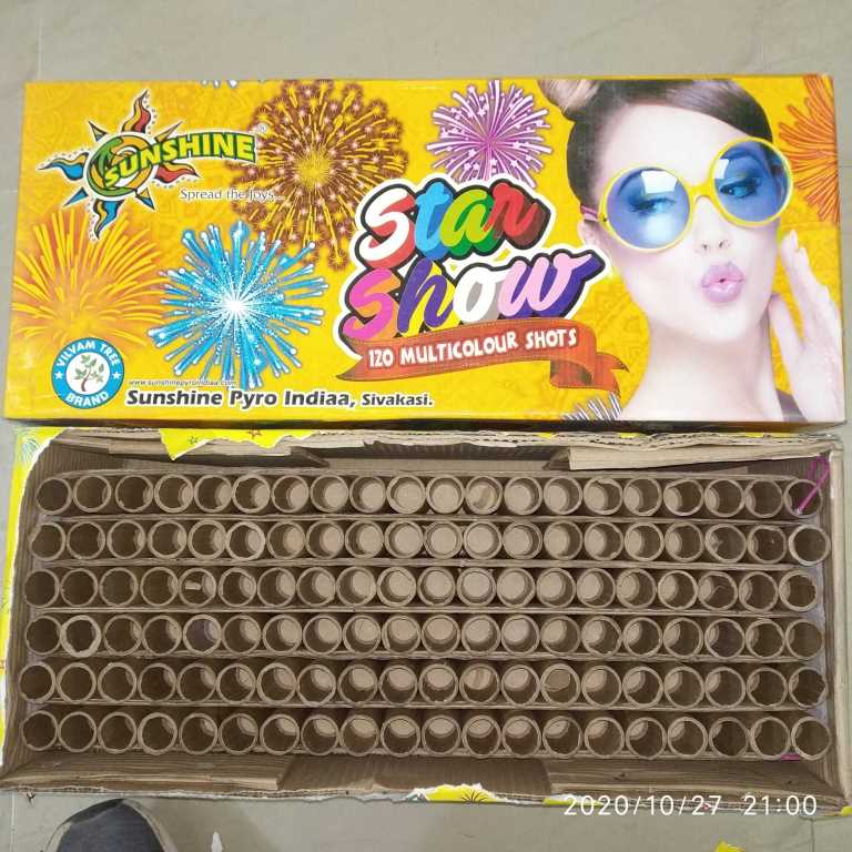 120 shots premium multi colour